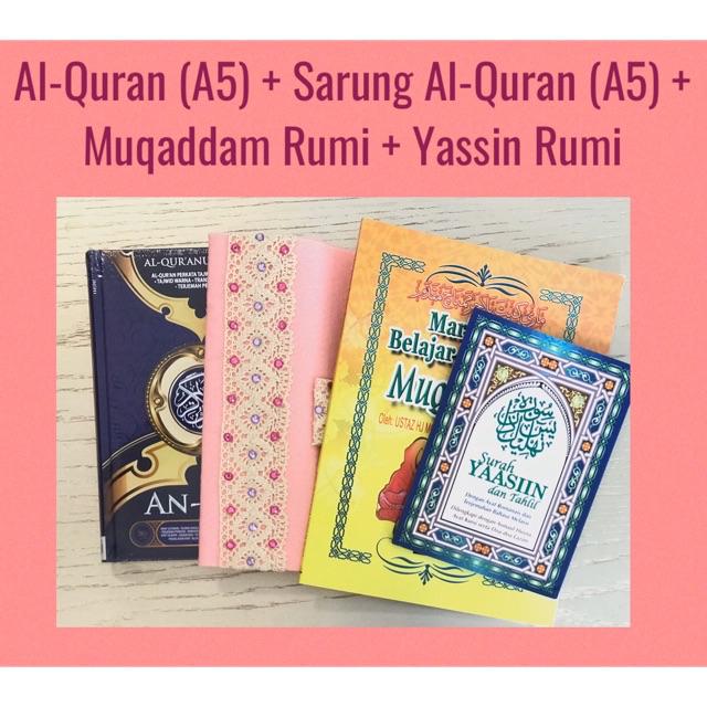 Al Quran Rumi An Nur Sarung Alquranmuqqadam Rumi Yassin Rumi 2 Free Gift